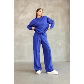 Resim Ponçik Modal Oyso Kumaş Eşofman Takımı Oversize Rahat Kalıp 24588 