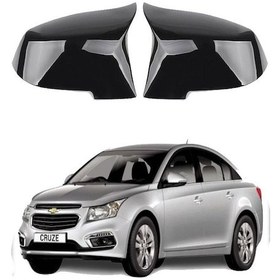Resim Chevrolet Cruze Araca Özel Batman Yarasa Ayna Kapağı Pianoblack 