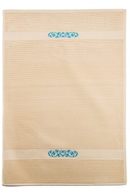 Resim Giz Home Moon Kaydırmaz Taban Yıkanabilen Banyo Paspası 80x120 Turkuaz Nakışlı 