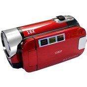 Resim Ximistore9 Kırmızı 16 Mp Dijital Video Kamerası - 16x Zom, 2.7" Tft Ekran, Mikrofon-kulaklık, Sd Kart Desteği 32g Maks , 1080p Kayıt 