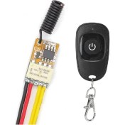 Resim Serfhyff Push Düğmesi Mini Röle Tasarladı Rf Kablosuz Anahtarlar DC3.7V-12V 433MHZ Akıllı Ev Küçük Küçük Uzak Anahtarlar (Yurt Dışından) 