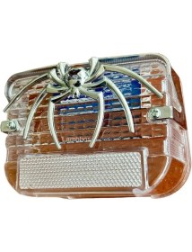 Resim Cg Clear Stop Camı Şeffaf Örümcekli Nikel 