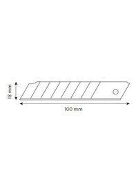 Resim VIP-TEC VT875110 Profesyonel Maket Bıçağı (Metal Gövde) 18 mm 