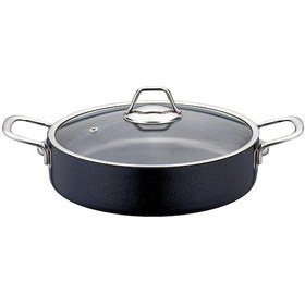 Resim Evimsaray Zest Gusto Granit Efektli Kısa Tencere 28 CM 