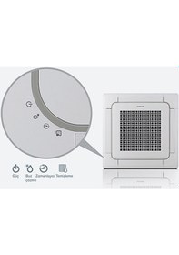 Resim Samsung AC071RN4DKG WindFree 4 Yöne Üflemeli 24000 BTU Kaset Tipi Klima 