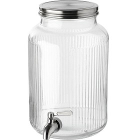 Resim Vardagen Musluklu Cam Sürahi Kavanoz 5 Lt. 