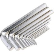 Resim Storemax Parça Çelik Seti Düz Köşe Anahtar Takımı 1,5mm-8mm Arası Takımı Allen Anah 