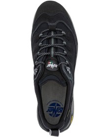 Resim Lomer Italy Sella Iı Mtx Waterproof Vibram Süet Deri Erkek Ayakkabı Offblack Siyah Siyah 