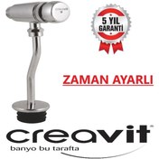 Resim Creavit Zaman Ayarlı Sıva Üstü Pisuar Musluğu Bataryası PM3160 