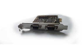Resim DS-30040-1-RO Multi I/O PCI Express Kartı, 2 x Seri (DB9 erkek), 1 x Paralel (DB25 dişi) Port, MCS9901CV-CC chipset'li 