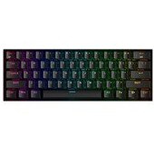 Resim Redragon K530 Pro Draconic Türkçe Q 60% Kompakt Kablosuz - Bluetooth 2.4G Brown Switch Mekanik Siyah Klavye 