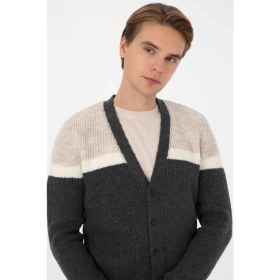 Resim U.S. Polo Assn. Erkek Antrasit Hırka (Triko) 50315033-VR006 