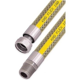 Resim Genel Markalar Örgülü Doğalgaz Bağlantı Flexi 1/2"-1/2" 75 Cm 