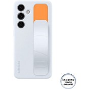 Resim Samsung Galaxy S24 Uyumlu Kordonlu & Standlı Silikon Kılıf 