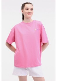 Resim Lumberjack Wl Moıra 11f212 5fx Pembe Kadın Kısa Kol T-shirt Pembe 