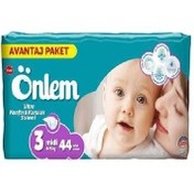 Resim Önlem Bebek Bezi 3 Beden Midi 4-9 kg 44'lü 