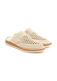 Resim Terlik Kadın Bbs Jmy John May Knitwear Slippers Cream Krem 