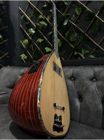 Resim Sazhane Ankara Elektro Bağlama Çift Kapak Ekolayzırlı (Soft Case Dahil) 