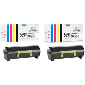 Resim Proprint Lexmark MS710dn 52D5H00 Siyah 2 Adet Uyumlu Toner 25000 Sayfa 