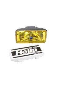 Resim Hella 12V SİS LAMBASI COMET 550 DİKDÖRTGEN (DELİCİ-SÜRÜCÜ) (DÜZ CAM) (SARI) (195*96 MM) 