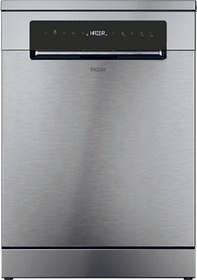 Resim HAIER XF 4C7S0X-17 C Enerji Sınıfı 14 Kişilik 10 Programlı Wi-Fi + Bluetooth Bağlantılı Bulaşık Makinesi Inox 
