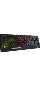 Resim Dexim KBL-321 Oyun Amaçlı Kablolu RGB Klavye Kare Tuş Formu ile Kullanım İçin Tasarlandı 