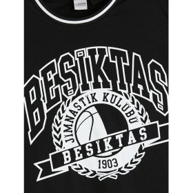 Resim LC Waikiki Lcw Kids Siyah Bisiklet Yaka Beşiktaş Baskılı Erkek Çocuk Atlet ve Şort 
