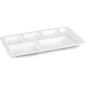 Resim Plastport Kırılmaz Kahvaltılık Tabldot Tepsi (Self Servis) - 24 Adet 