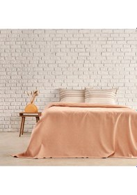 Resim Taç Natural Dreams Pamuk Pike Takımı Soho Taba Tek Kişilik 