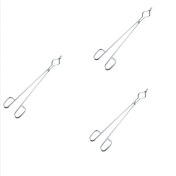 Resim Explosion1 3pcs 45CM Paslanmaz Çelik Yürütme Tonca Kelepçe Kelepçe Grafit Eritme Fırında Pense Tutucu (Yurt Dışından) 