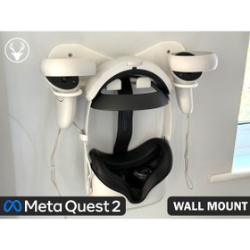 Resim Goplast Premium Meta Quest 2 için VR Standı, Duvara Monte Oculus Meta Quest VR Standı, VR Sanal Gözlük Standı 