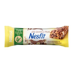 Resim Nestle Nesfit Sütlü Çikolatalı ve Muzlu Tam Tahıllı Bar 23,5 gr 
