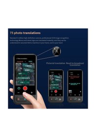 Resim Z16 Kameralı 140 Dilde Wifi Özellikli Translator Elektronik Çeviri Cihazı Türkçe Menü 