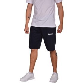 Resim Diadora Mesa - Pamuklu Lacivert Spor Şort - Mesa 