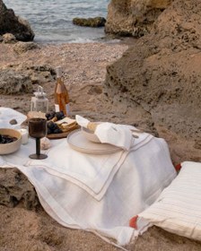 Resim Lole Runner 70x180 - Krem-Antrasit / 70 x 180 cm 