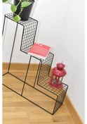Resim Metal Çiceklik 3 Katlı Iskandinav Saksılık Sehpası Wd 302 
