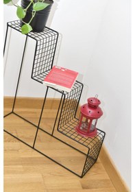 Resim Metal Çiceklik 3 Katlı Iskandinav Saksılık Sehpası Wd 302 