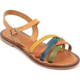 Resim Capone Outfitters Darya 830 Hakiki Deri Kadın Bodrum Sandalet 