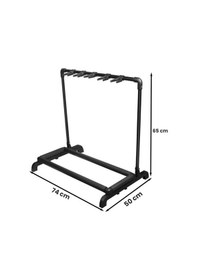 Resim Lastvoice Gr-550 Profesyonel 5 Li Beşli Çoklu Gitar Standı Sehpası 