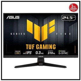 Resim Asus Tuf Gamıng Vg259qmr5a 24,5" 0.3ms, 310hz, Full Hd, Dp, 2xhdmı, Hoparlör, Fast Ips Led, Elmb Syn 