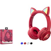 Resim HADRON Ev70 Bluetooth Rgb Cat Kulaklık 