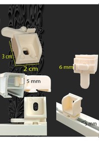 Resim Katlamalı Perde Mekanizma Portrayı, Montaj Aparatı 1,5 Cm 6 Adet 