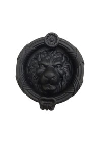Resim Dekoratif Demir Döküm Aslan Figürlü Kapı Zili/kapı Tokmağı 