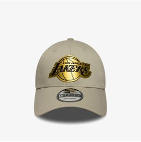 Resim New Era Metallic 9forty Loslak Unisex Bej Şapka 60771848 Bej 