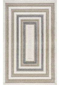 Resim Padişah Halı Glaze 68358 060 Serisi İskandinav Salon Oturma Yatak Odası Halısı Kahve - Krem 