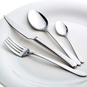 Resim Jumbo 8002 Mry 24 Parça 6 Kişilik Tatlı Çatal Kaşık Bıçak Seti 