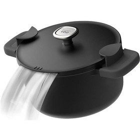 Resim English Home Berghoff Leo Phantom Yapışmaz Kapaklı Güveç 20 Cm - Grafit 