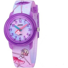 Resim Sones Jnew A335-20094 Çocuk 3d Çizgi Film Harfleri Kauçuk Kabuk Su Geçirmez Kuvars Saat Pembe 