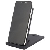 Resim Geeroyoo "katlanabilir 15w Hızlı Kablosuz Şarj Standı - İphone & Samsung Uyumlu, Taşınabilir" 