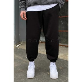 Resim Unisex 3 Iplik Şardonlu Ultra Salaş Eşofman Altı Kışlık Kalın Jogger 